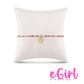 EGIRL HOPE UNWRITTEN BRACELET - KIND OF A PIG DEAL - BE YOU. SMALL GOLD DISC - She Chester