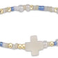 EGIRL HOPE UNWRITTEN SIGNATURE CROSS BRACELET - SKINNY DIPPIN' - She Chester
