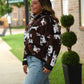 Eileen Cowprint Pullover - She Chester