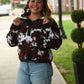 Eileen Cowprint Pullover - She Chester