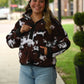 Eileen Cowprint Pullover - She Chester
