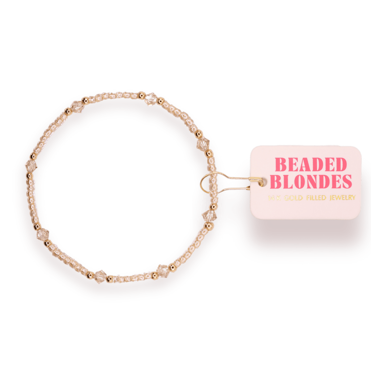 Eleanor Bracelet in Champagne: Standard 6.75 inch - She Chester