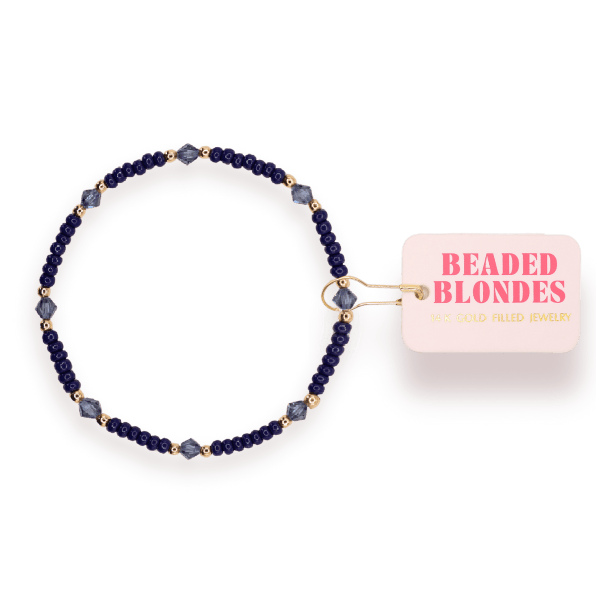 Eleanor Bracelet in Denim: Standard 6.75 inch - She Chester