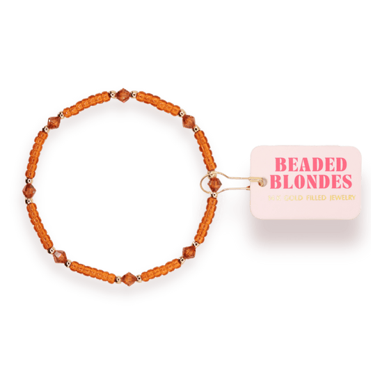 Eleanor Bracelet in Terracotta: Standard 6.75 inch - She Chester