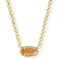 Elisa Beaded Necklace Gold Papaya MOP - She Chester