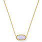 Elisa Necklace Gold Light Lilac Opal - She Chester
