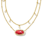 Elisa Pearl Gold Bronze Red Fuchsia - She Chester