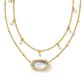 Elisa Pearl Neck Gold Ivory MOP - She Chester