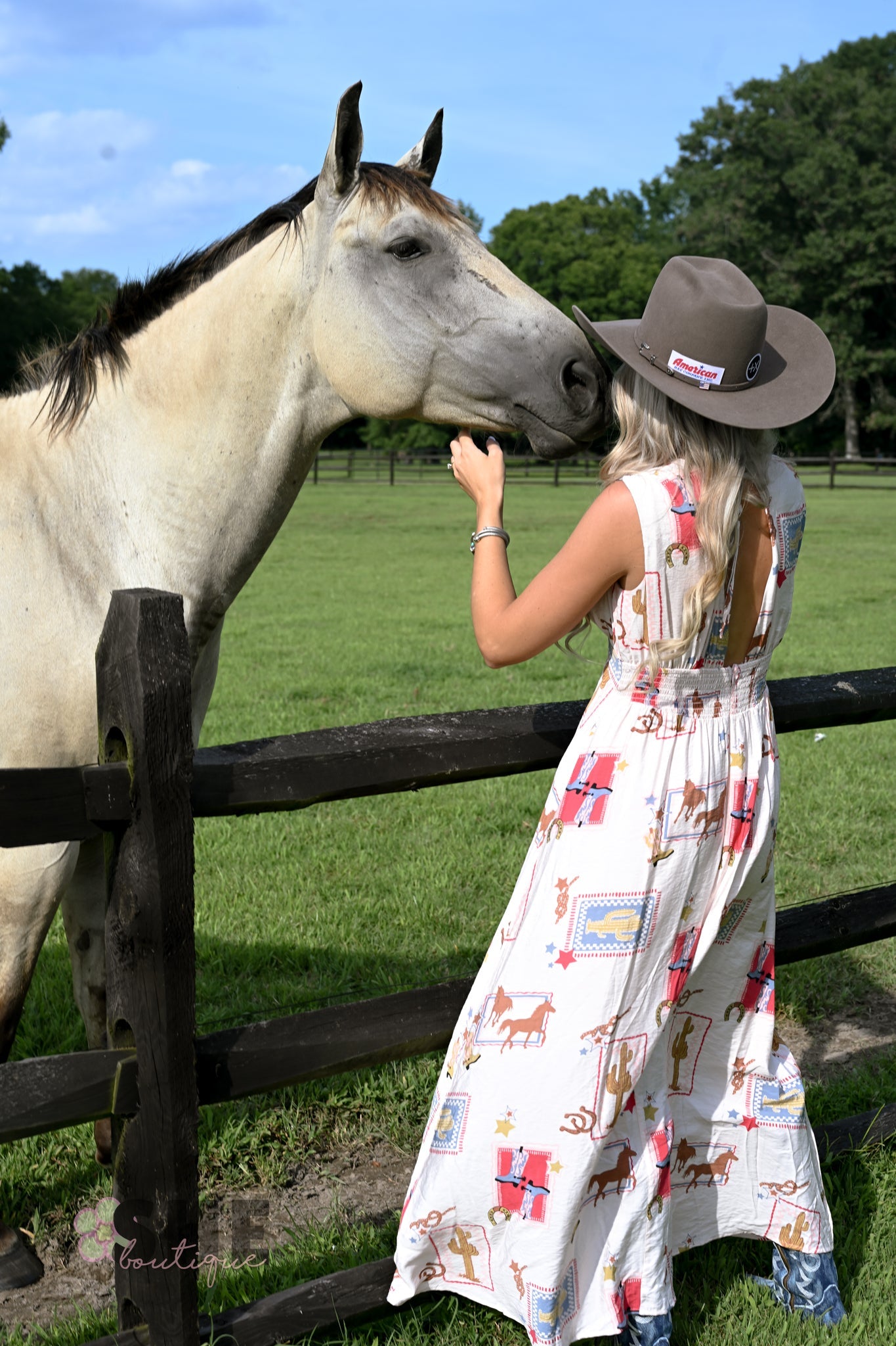 Ella Western Maxi Dress - She Chester