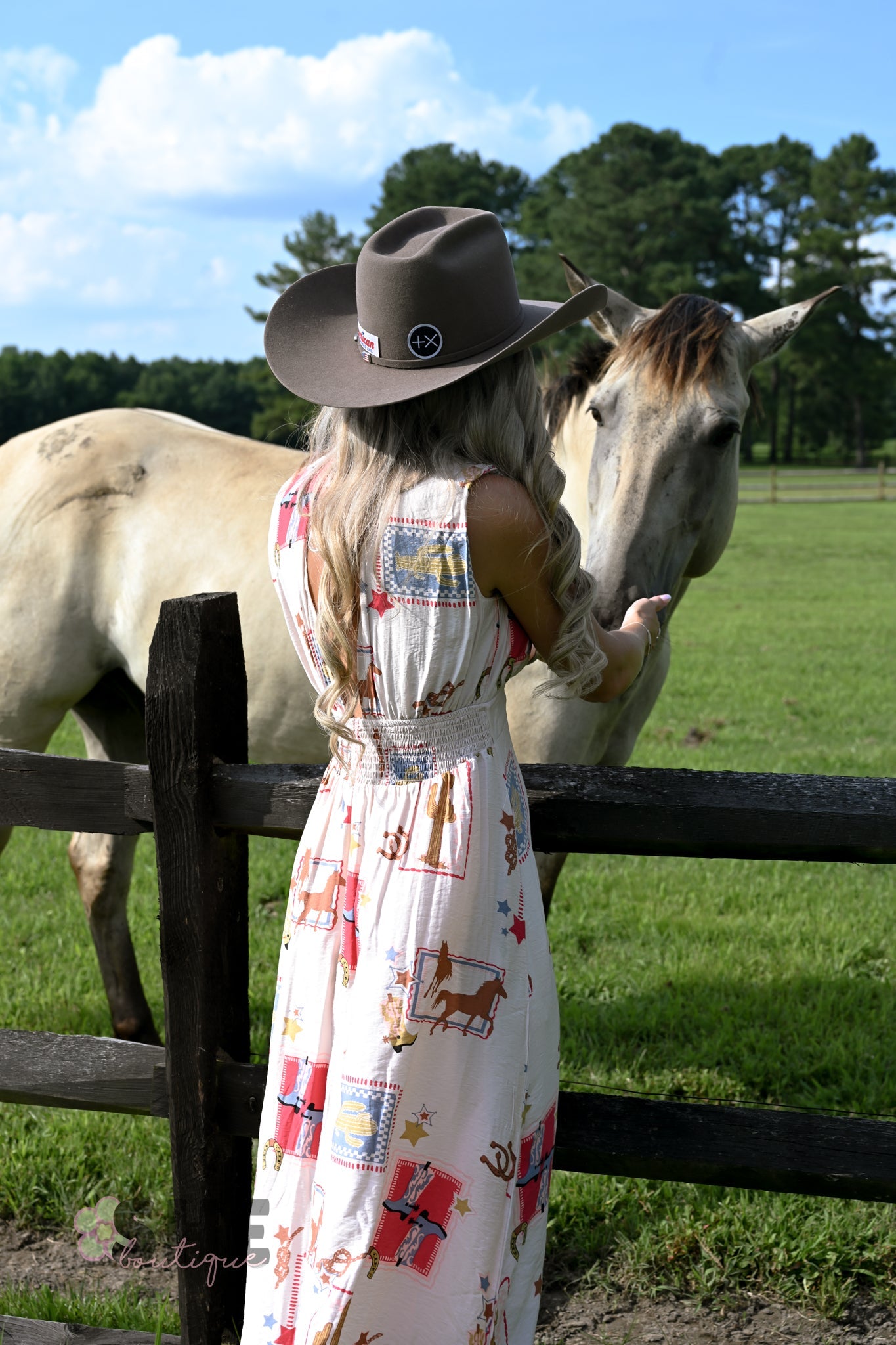 Ella Western Maxi Dress - She Chester