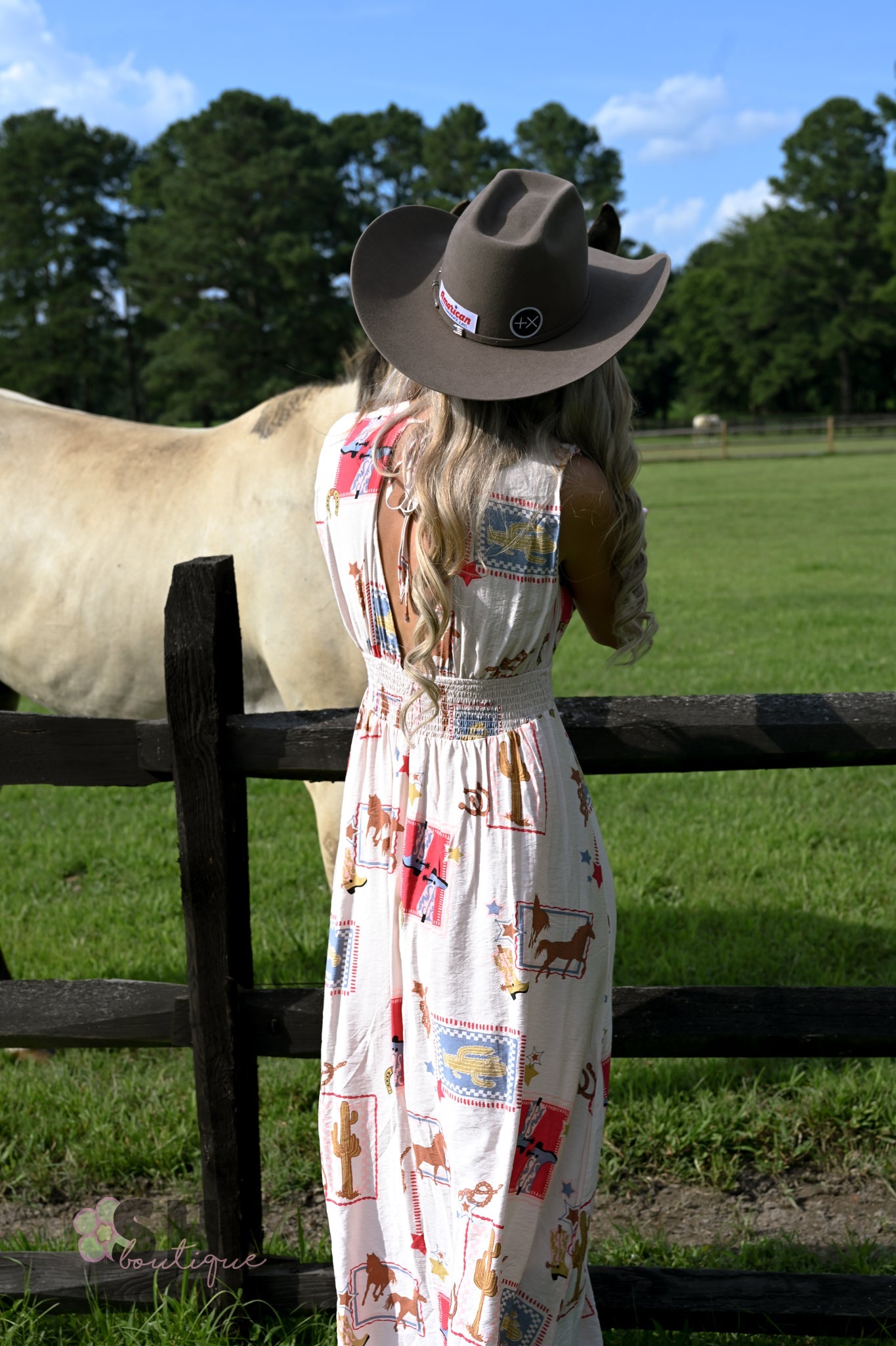 Ella Western Maxi Dress - She Chester