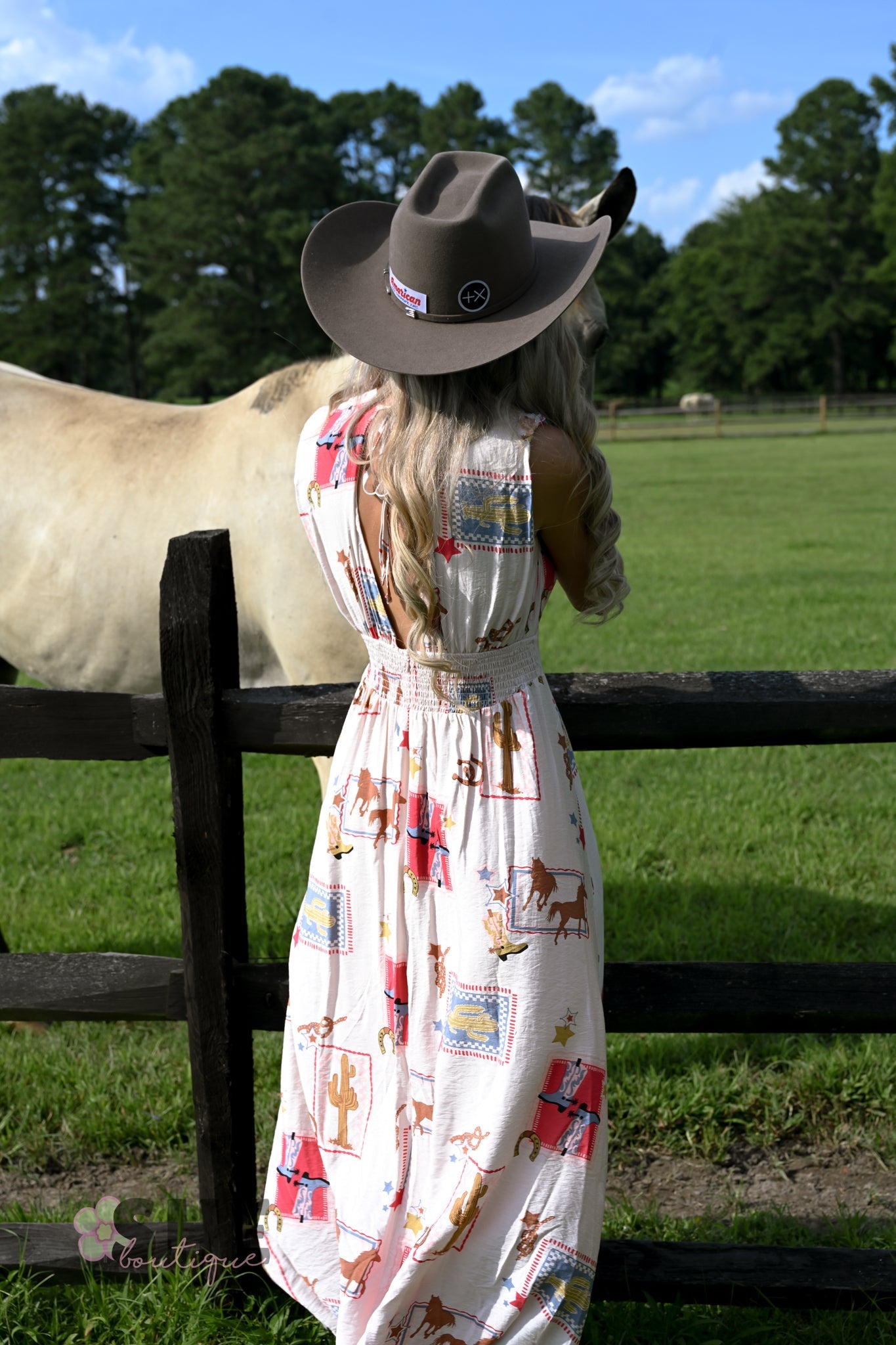 Ella Western Maxi Dress - She Chester