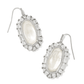 Elle Crystal Frame Drop Rhod Ivory MOP - She Chester