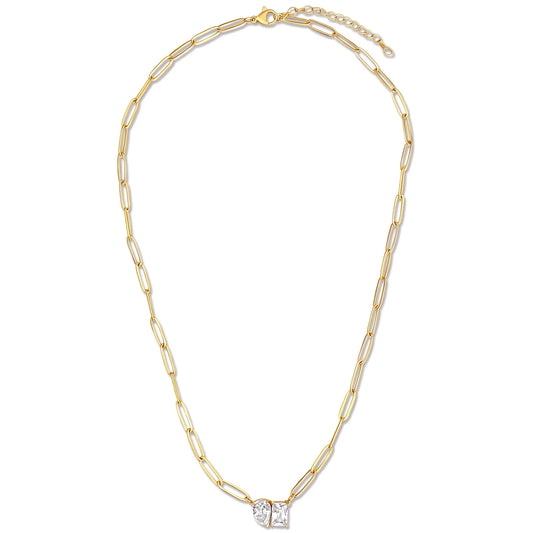 Cecilia Toi et Moi Necklace - Gold 458
