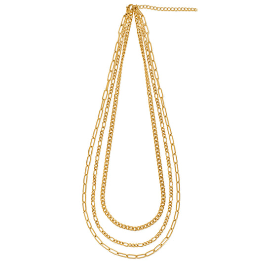 Nola Gold Multi Chain Necklace - 156