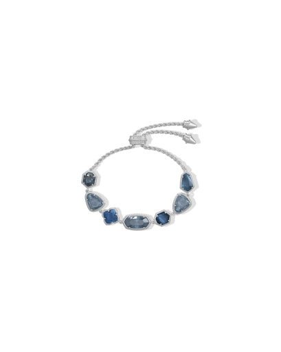 Eloise Link Bracelet - Silver Blue Mix - She Chester