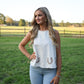 Embroidered Horseshoe Tank - She Chester