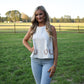 Embroidered Horseshoe Tank - She Chester