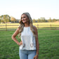 Embroidered Horseshoe Tank - She Chester