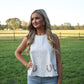 Embroidered Horseshoe Tank - She Chester