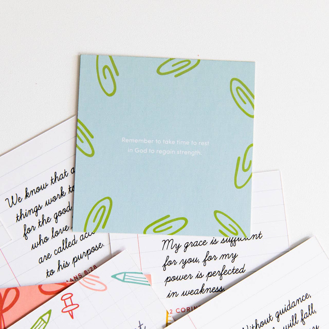 Encouragement for Teachers Verse Card Set - She Chester
