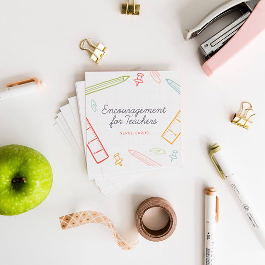 Encouragement for Teachers Verse Card Set - She Chester