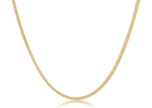 Enewton 15" Choker Herringbone Chain - Gold - She Chester