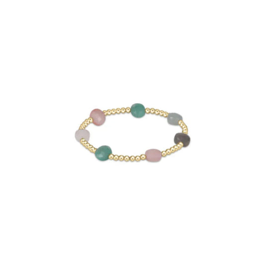 EXTENDS - ADMIRE GOLD 3MM BEAD BRACELET - HOT MESS SS25