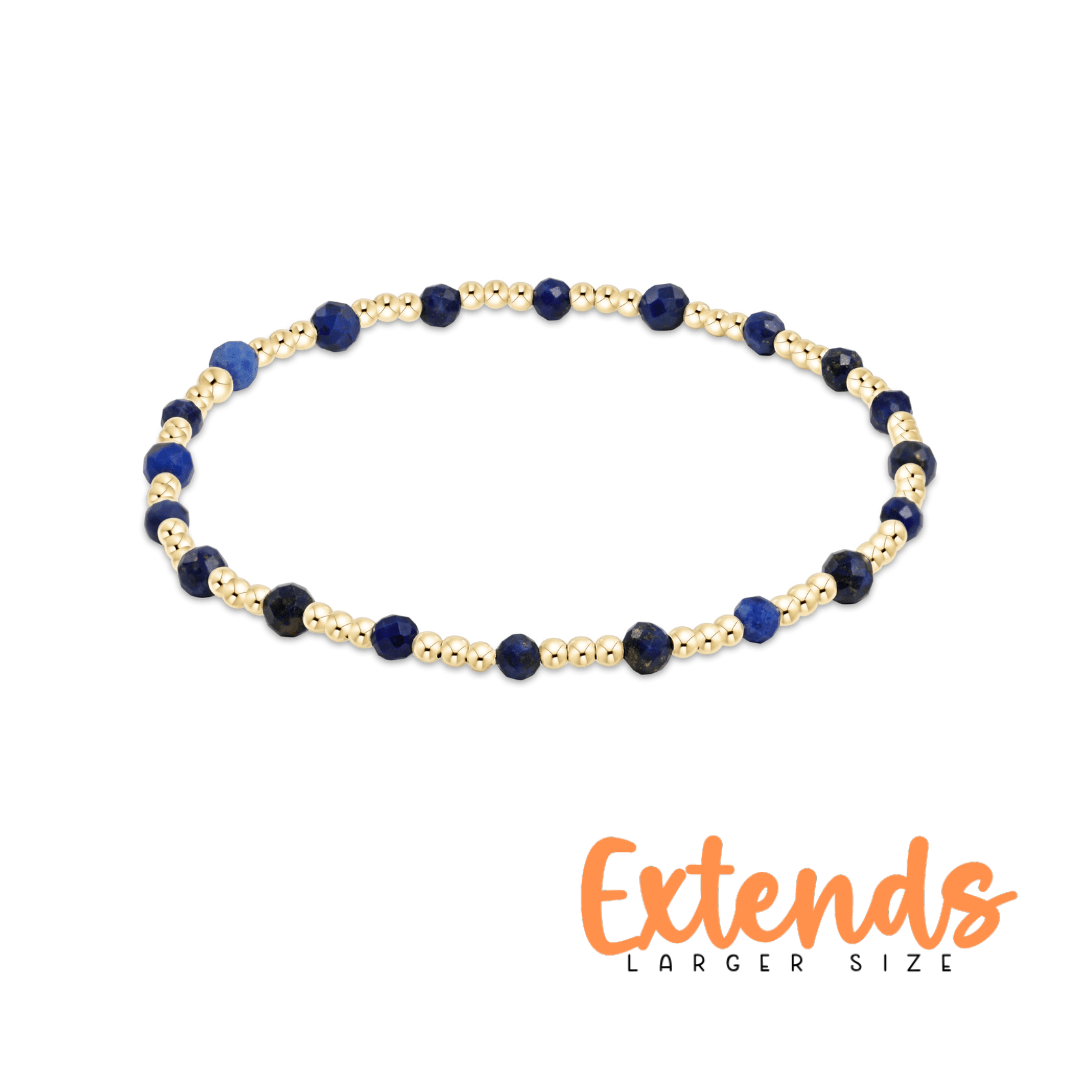 enewton Extends - Gemstone Gold Sincerity Pattern - Lapis - She Chester