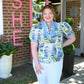 English Garden Blue Blouse - She Chester