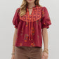 June Floral Blouse