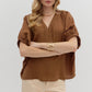 Cocoa Braided Top