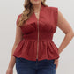Monica Wine Zip Top