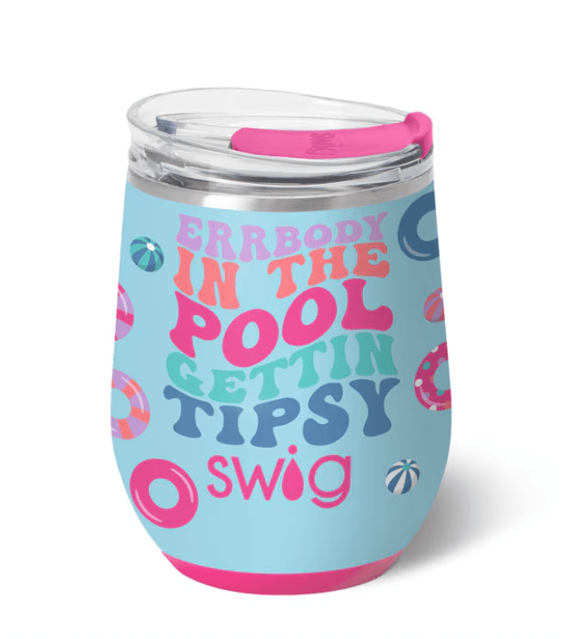Errbody in the Pool Stemless Wine Cup 12oz - She Chester