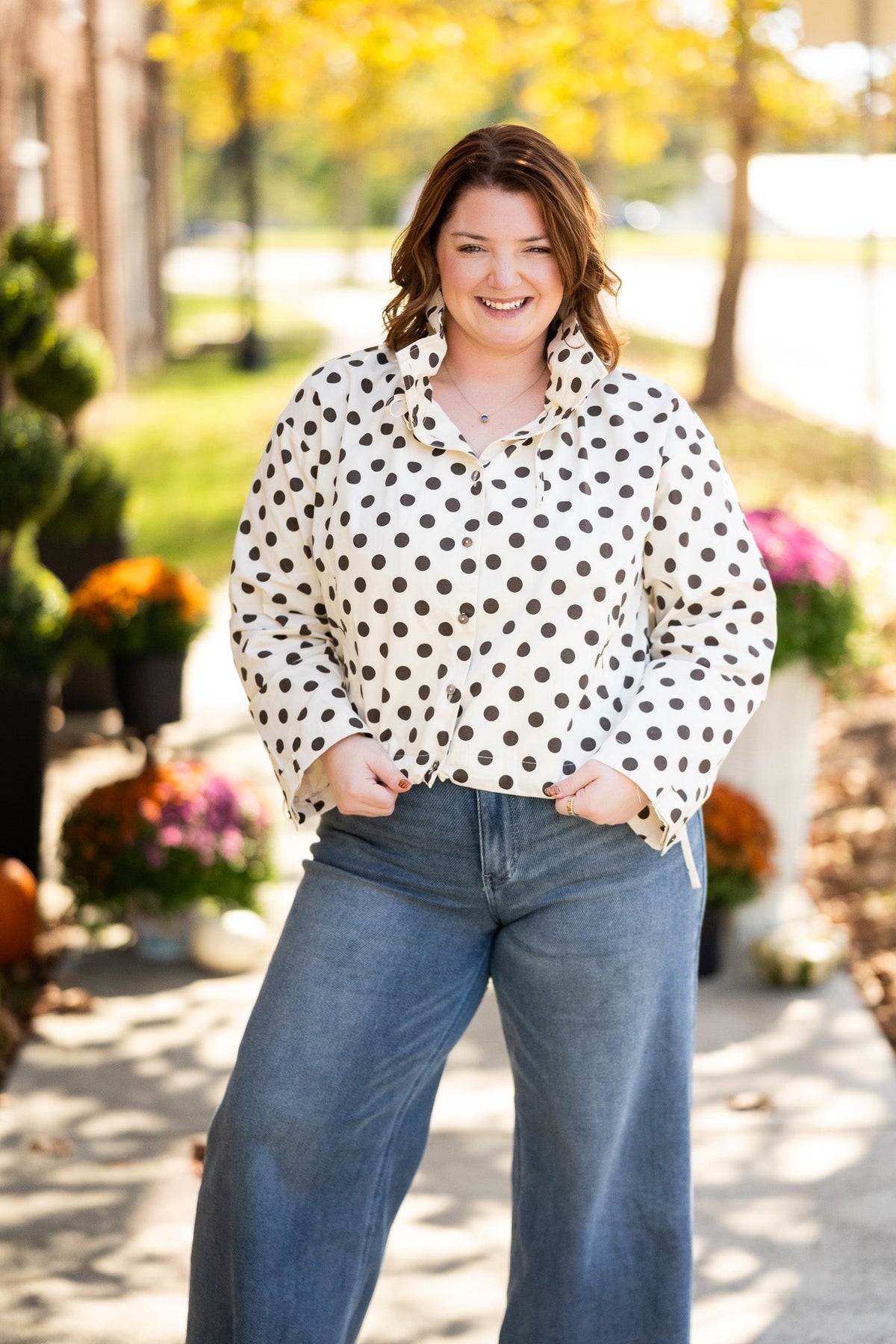 Ester Polka Dot Jacket - She Chester