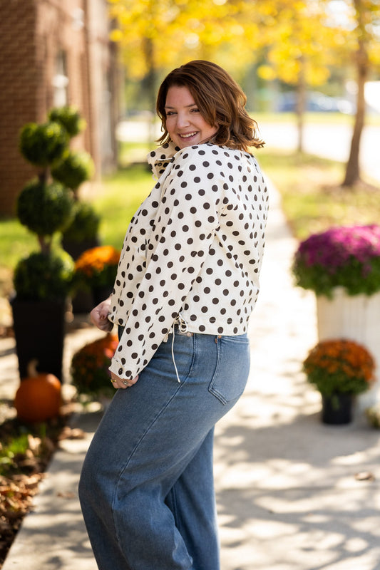 Ester Polka Dot Jacket - She Chester