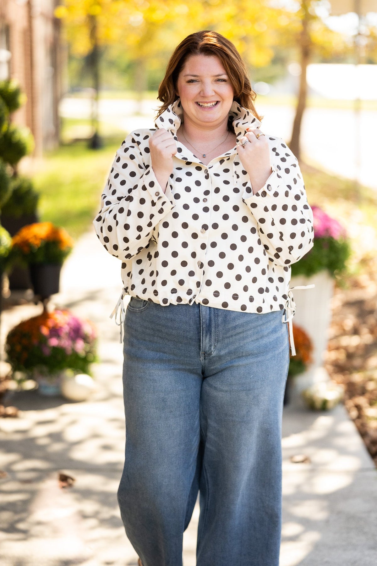 Ester Polka Dot Jacket - She Chester