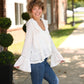 Evangeline White Blouse - She Chester
