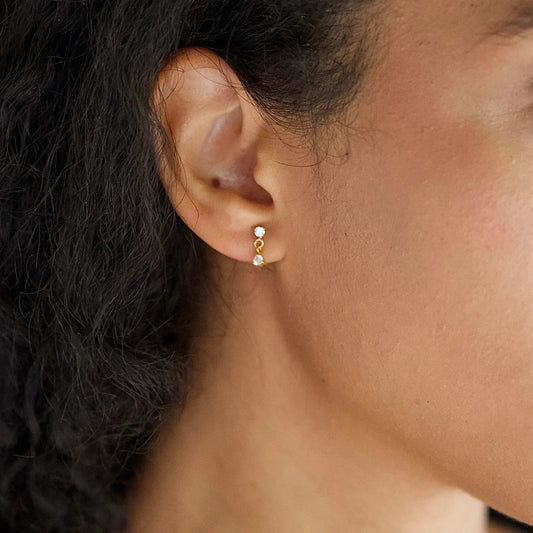 Evanora Double Drop Earring - She Chester
