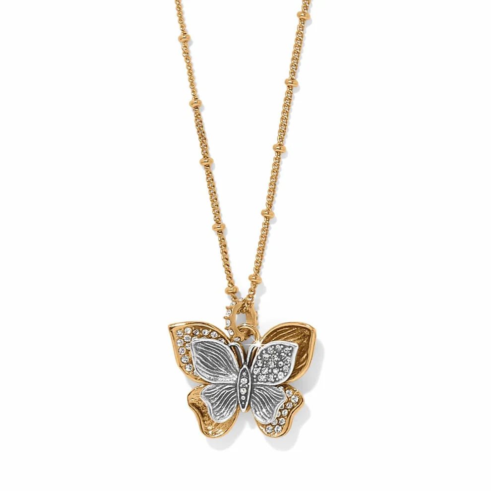 Everbloom Flutter Pave Necklace JM0037 - She Chester