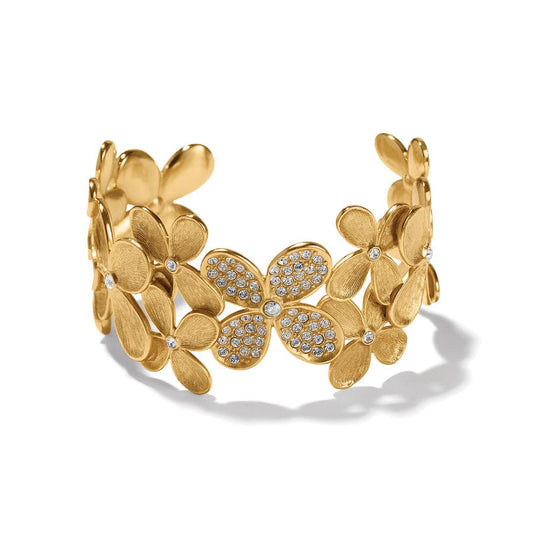 Everbloom Gold Floral Cuff - JF0134