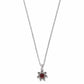 Everbloom Sunflower Garnet Necklace - JM757A