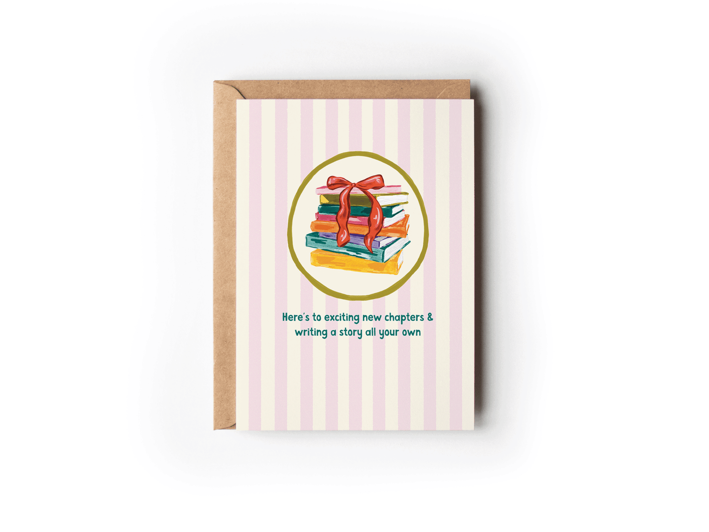 Exciting New Chapter Book Fresh Start Congrats Greeting Card - She Chester