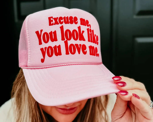 Excuse Me Trucker Hat - She Chester