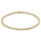 EXTENDS 2.5mm Gold Classic Bead Bracelet - She Chester