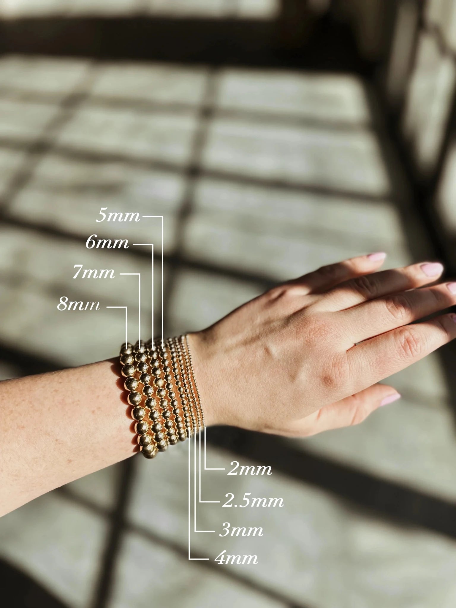 EXTENDS 2mm Gold Classic Bracelet - She Chester