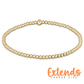 EXTENDS 2mm Gold Classic Bracelet - She Chester