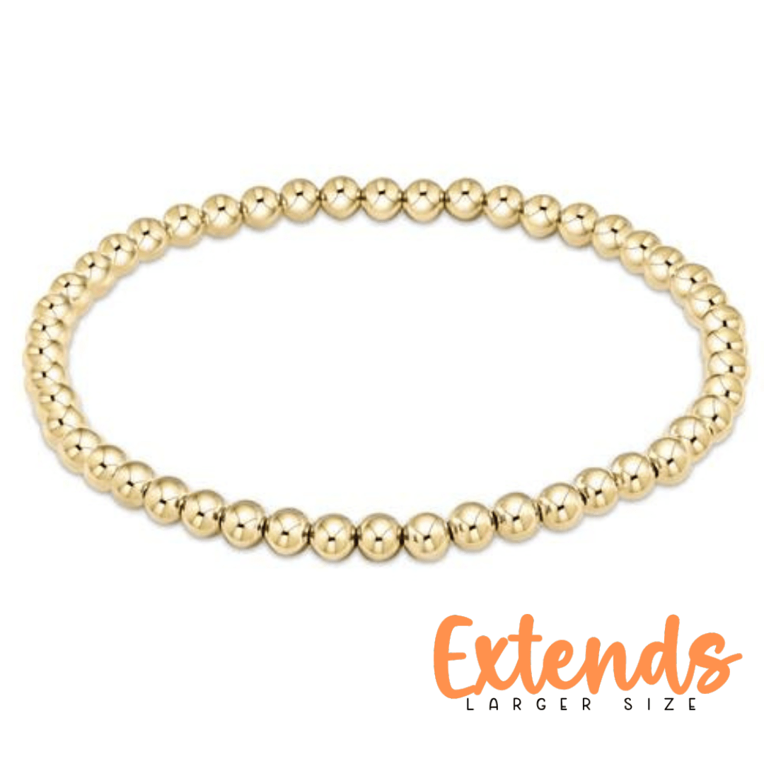 EXTENDS 4mm Classic Gold Bead - She Chester