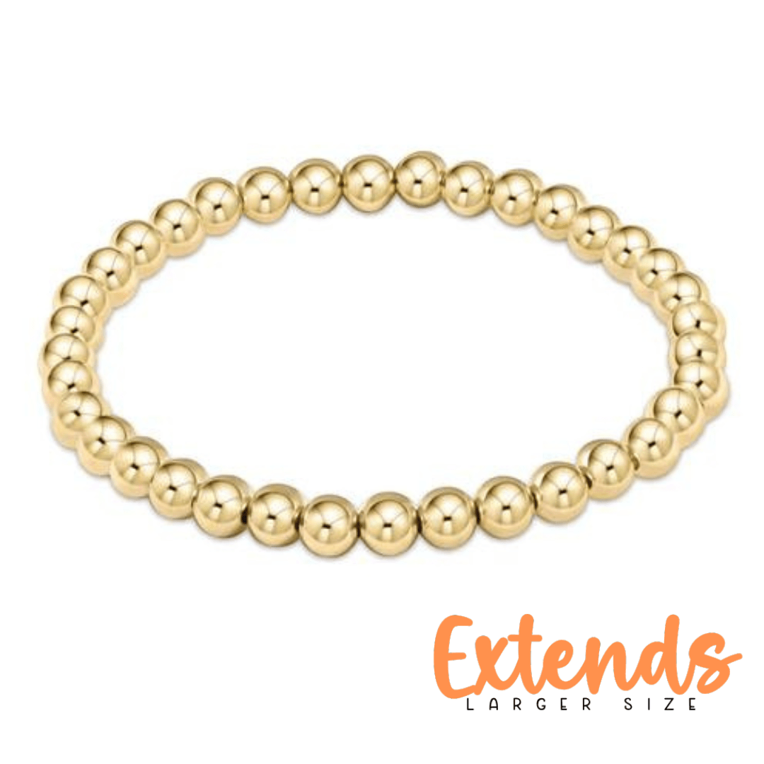 EXTENDS 5MM Gold Classic Bead - She Chester