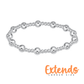 EXTENDS 6mm Sterling Silver Sincerity Bracelet - She Chester
